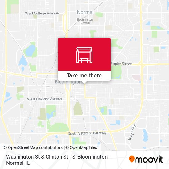 Washington St & Clinton St - S map