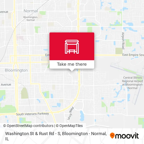 Mapa de Washington St & Rust Rd - S