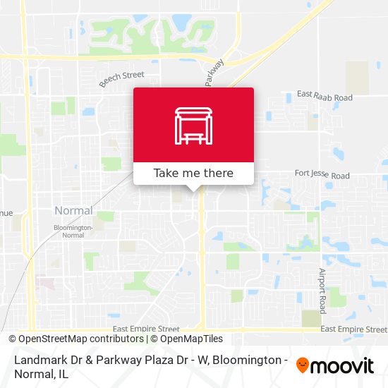 Mapa de Landmark Dr & Parkway Plaza Dr - W