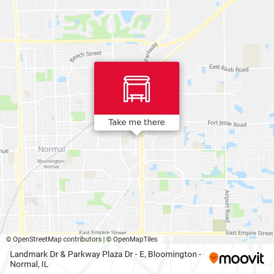 Landmark Dr & Parkway Plaza Dr - E map