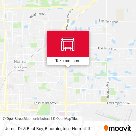 Jumer Dr & Best Buy map