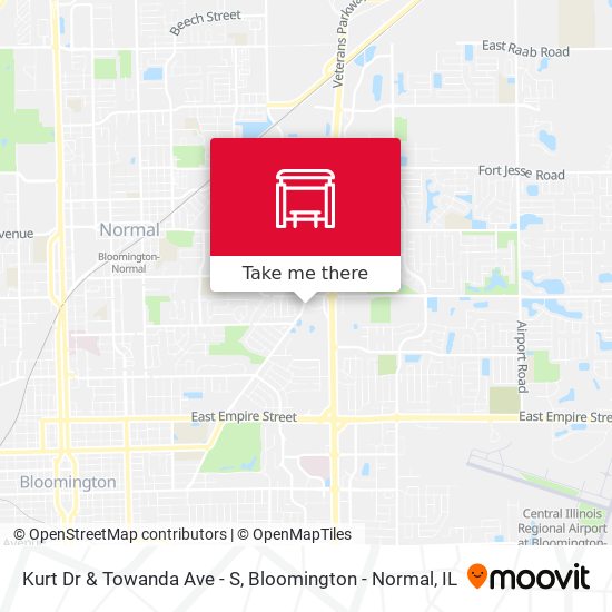 Mapa de Kurt Dr & Towanda Ave - S