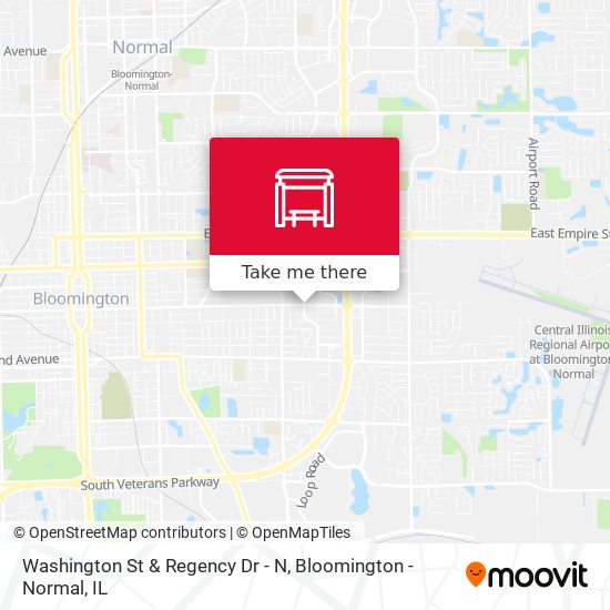 Mapa de Washington St & Regency Dr - N