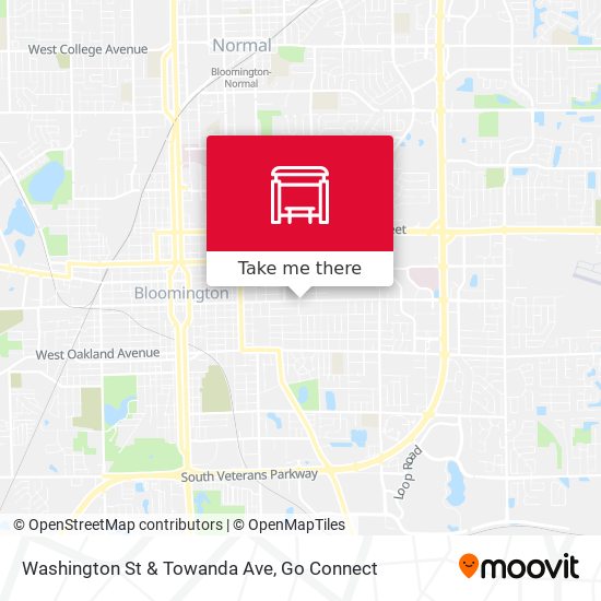 Mapa de Washington St & Towanda Ave