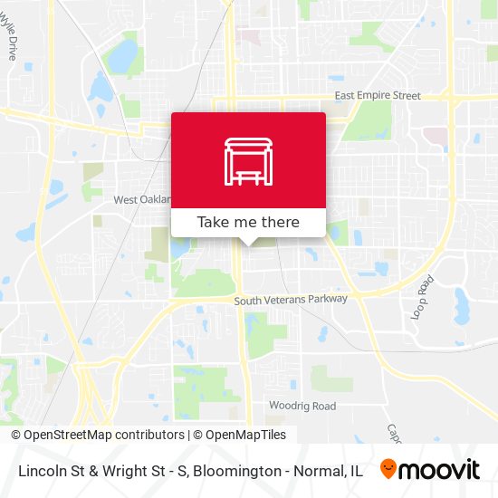 Lincoln St & Wright St - S map