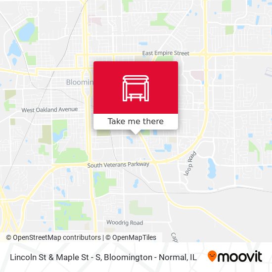 Lincoln St & Maple St - S map