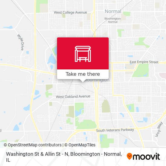 Washington St & Allin St - N map