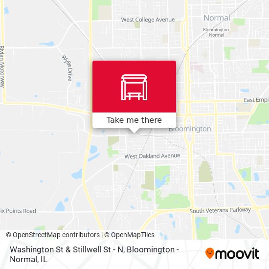 Mapa de Washington St & Stillwell St - N