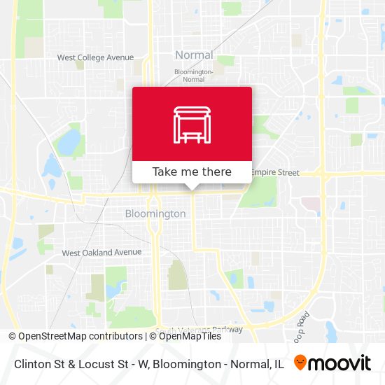 Mapa de Clinton St & Locust St - W