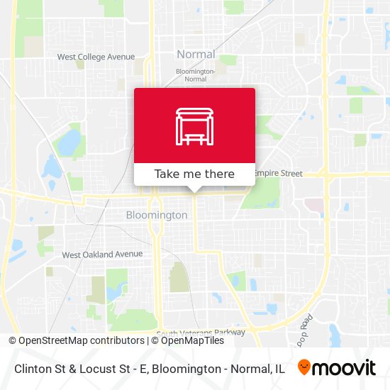 Clinton St & Locust St - E map