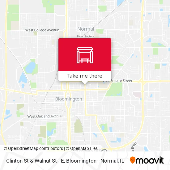 Mapa de Clinton St & Walnut St - E