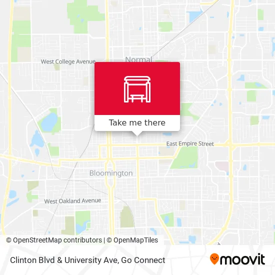 Mapa de Clinton Blvd & University Ave