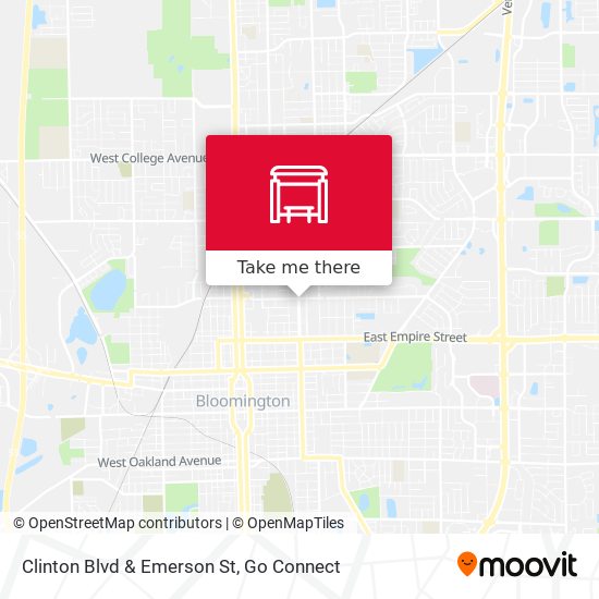 Mapa de Clinton Blvd & Emerson St