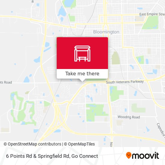 Mapa de 6 Points Rd & Springfield Rd