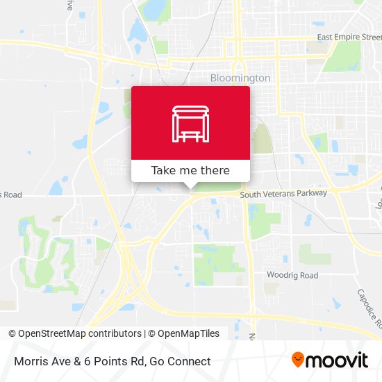 Mapa de Morris Ave & 6 Points Rd