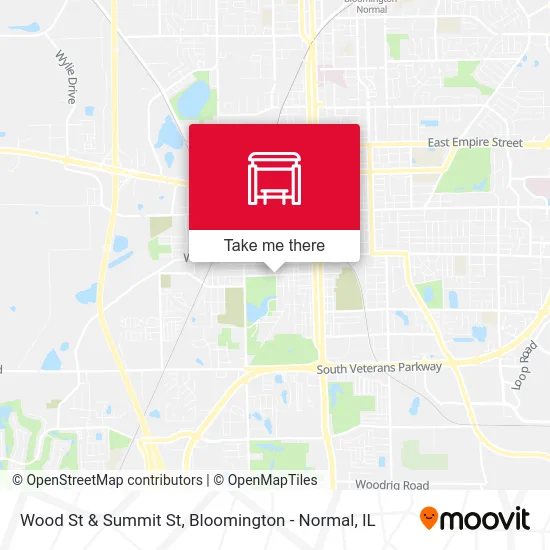Wood St & Summit St map