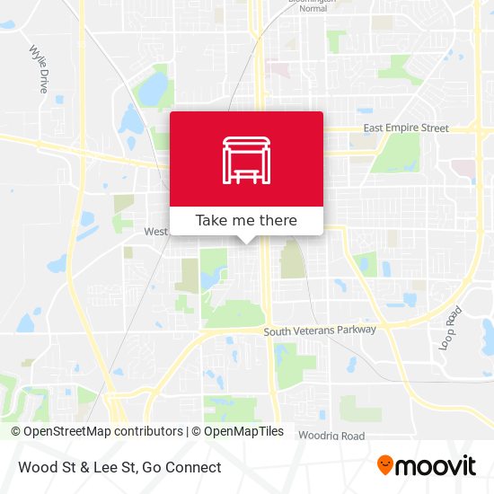 Wood St & Lee St map