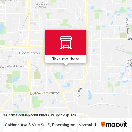 Oakland Ave & Vale St - S map