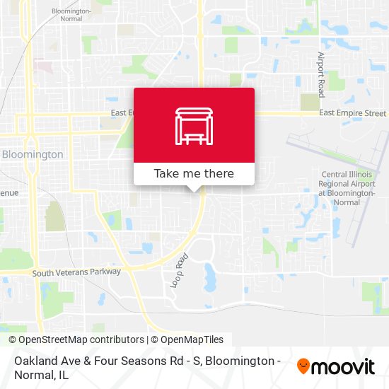 Oakland Ave & Four Seasons Rd - S map