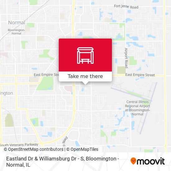 Eastland Dr & Williamsburg Dr - S map