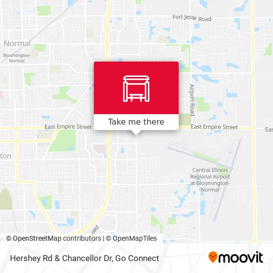 Hershey Rd & Chancellor Dr map