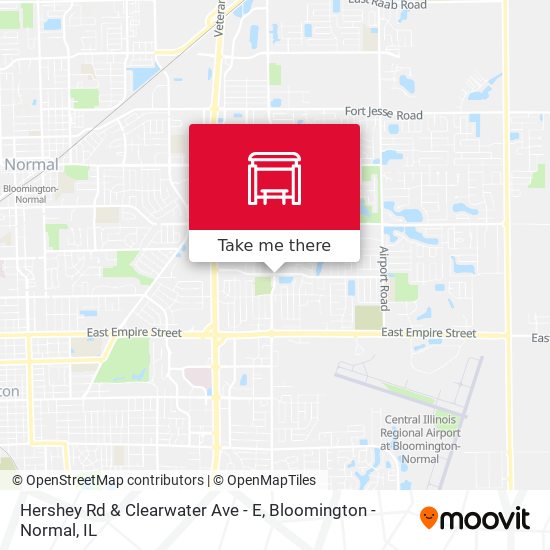 Hershey Rd & Clearwater Ave - E map