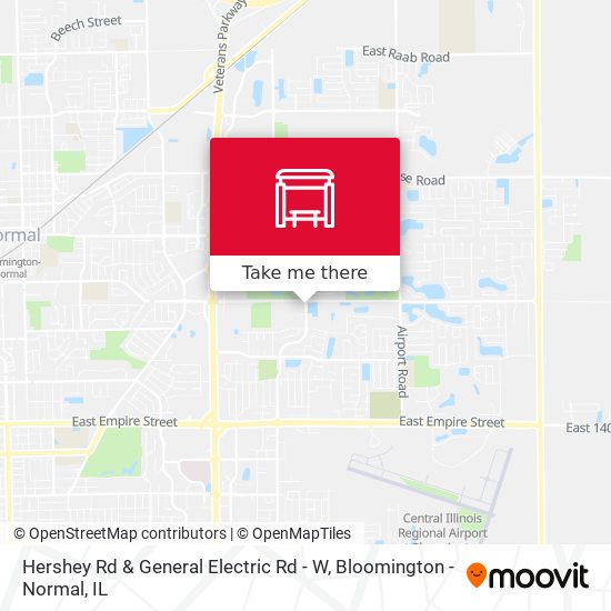 Hershey Rd & General Electric Rd - W map
