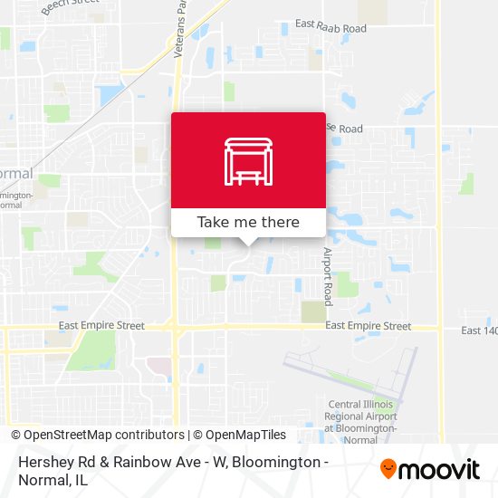 Hershey Rd & Rainbow Ave - W map