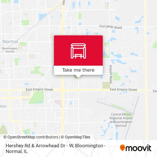 Hershey Rd & Arrowhead Dr - W map