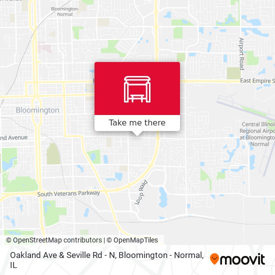 Oakland Ave & Seville Rd - N map