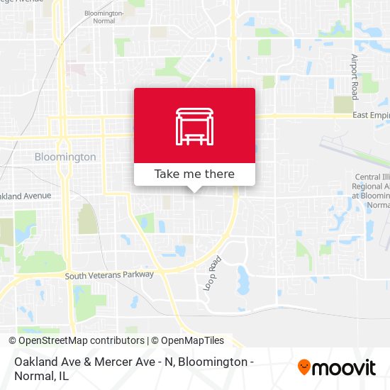Oakland Ave & Mercer Ave - N map