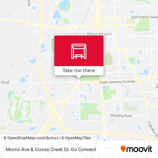 Morris Ave & Goose Creek Dr map