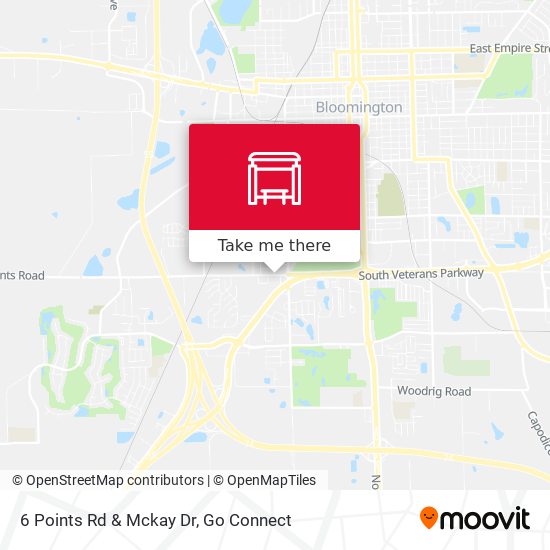 Mapa de 6 Points Rd & Mckay Dr