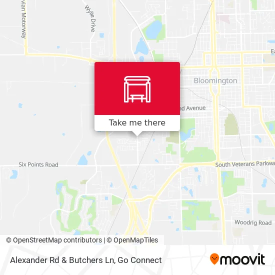 Mapa de Alexander Rd & Butchers Ln