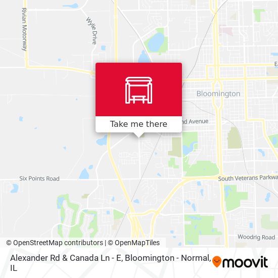 Alexander Rd & Canada Ln - E map