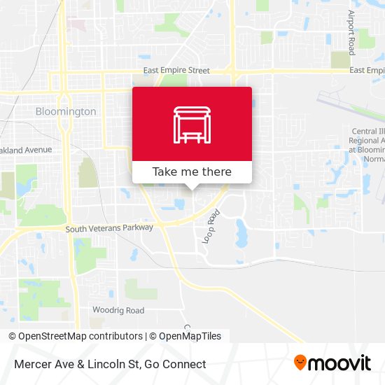 Mercer Ave & Lincoln St map