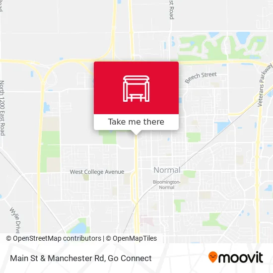 Mapa de Main St & Manchester Rd