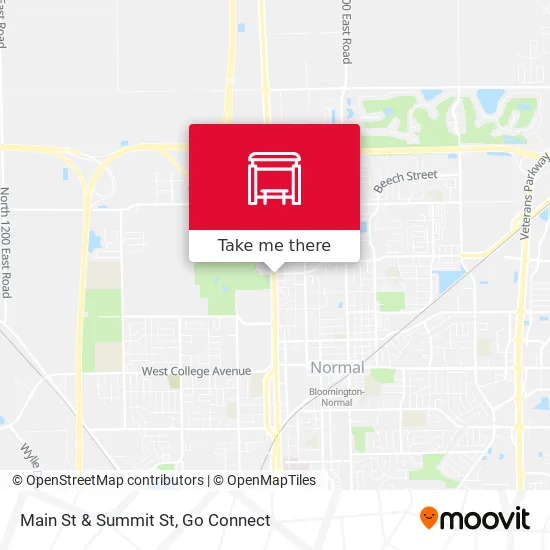 Mapa de Main St & Summit St