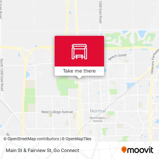 Main St & Fairview St map