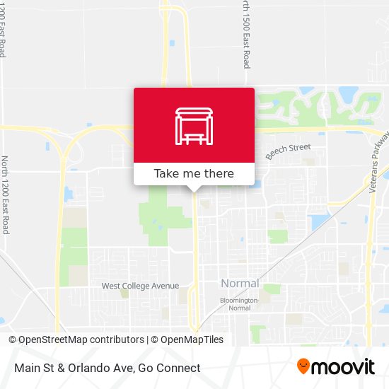 Main St & Orlando Ave map