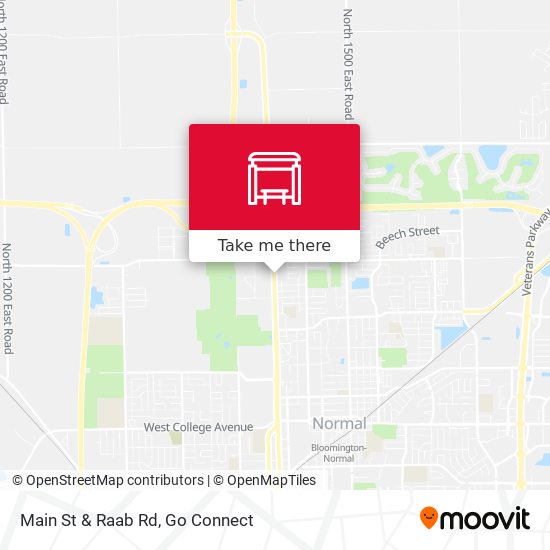 Main St & Raab Rd map