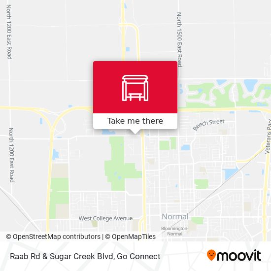 Raab Rd & Sugar Creek Blvd map