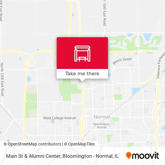 Mapa de Main St & Alumni Center