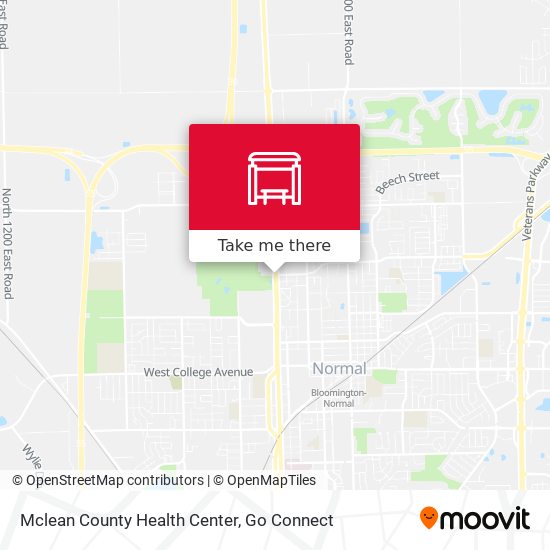 Mapa de Mclean County Health Center