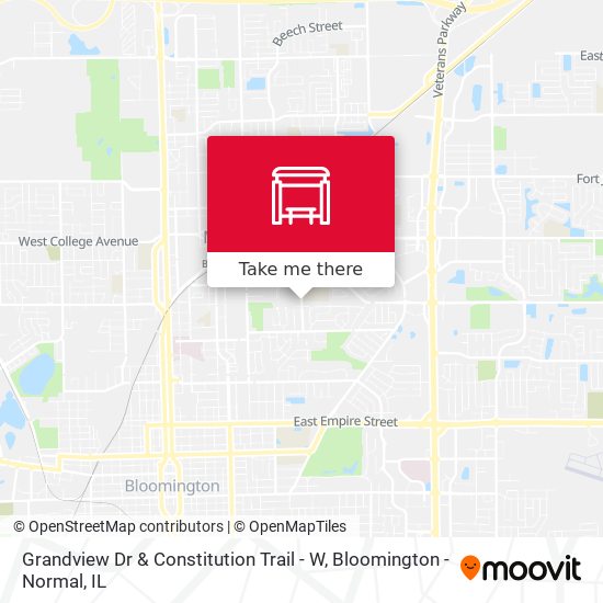 Grandview Dr & Constitution Trail - W map