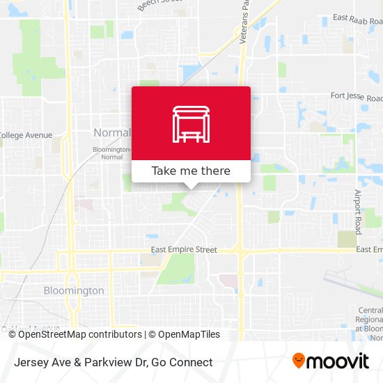 Jersey Ave & Parkview Dr map