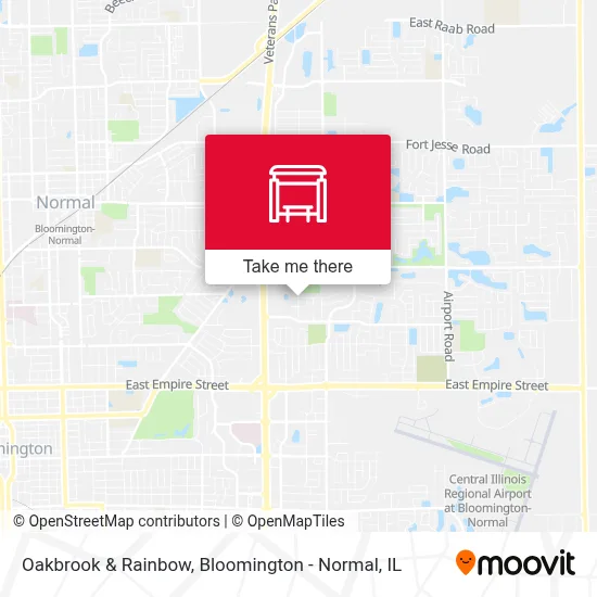 Oakbrook & Rainbow map