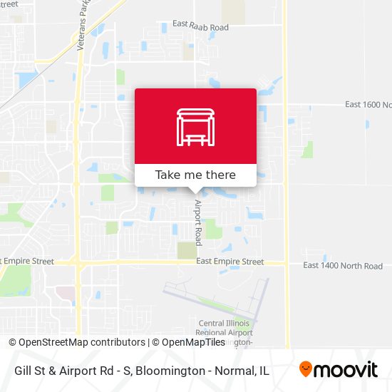 Gill St & Airport Rd - S map