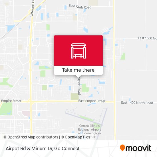 Airpot Rd & Mirium Dr map