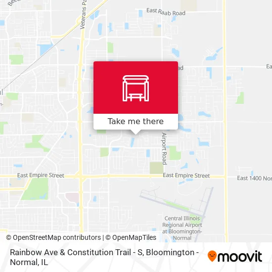 Mapa de Rainbow Ave & Constitution Trail - S